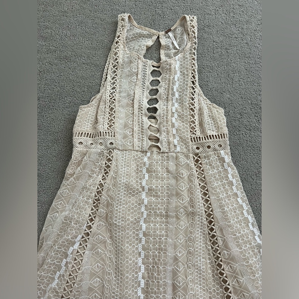 Free People Cream Lace Sundress - Picture 2 of 4